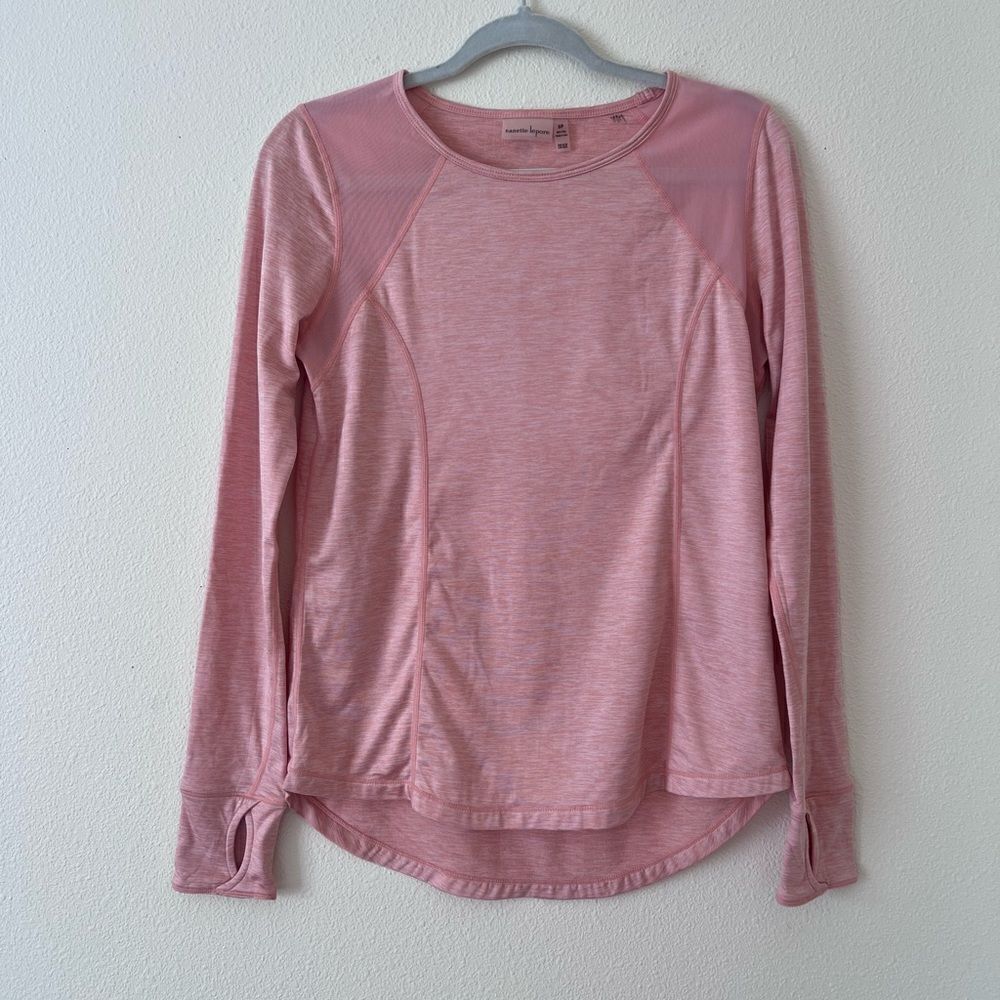 Nanette Lepore Women Pink Active Wear Shirt Pullover Small